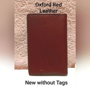 Fashion Practical Leather Business Credit ID Card Holder Case Wallet Oxford Red